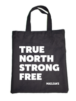 Maclean's Made-in-Canada Tote Bag:  Black